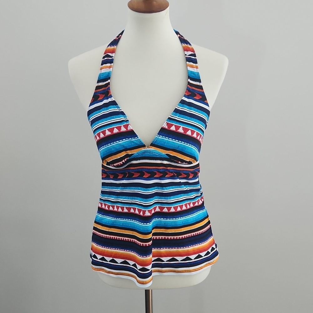 Chaps Swim Halter Tank